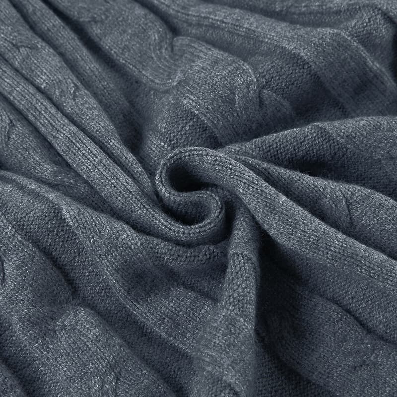 ケーブル編みマーメイドニットスカート