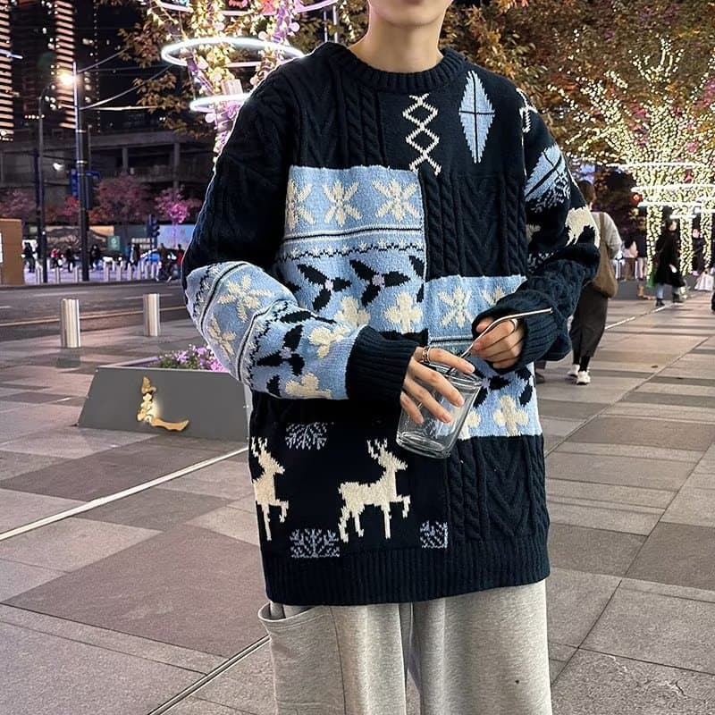 北欧風ノルディックニット