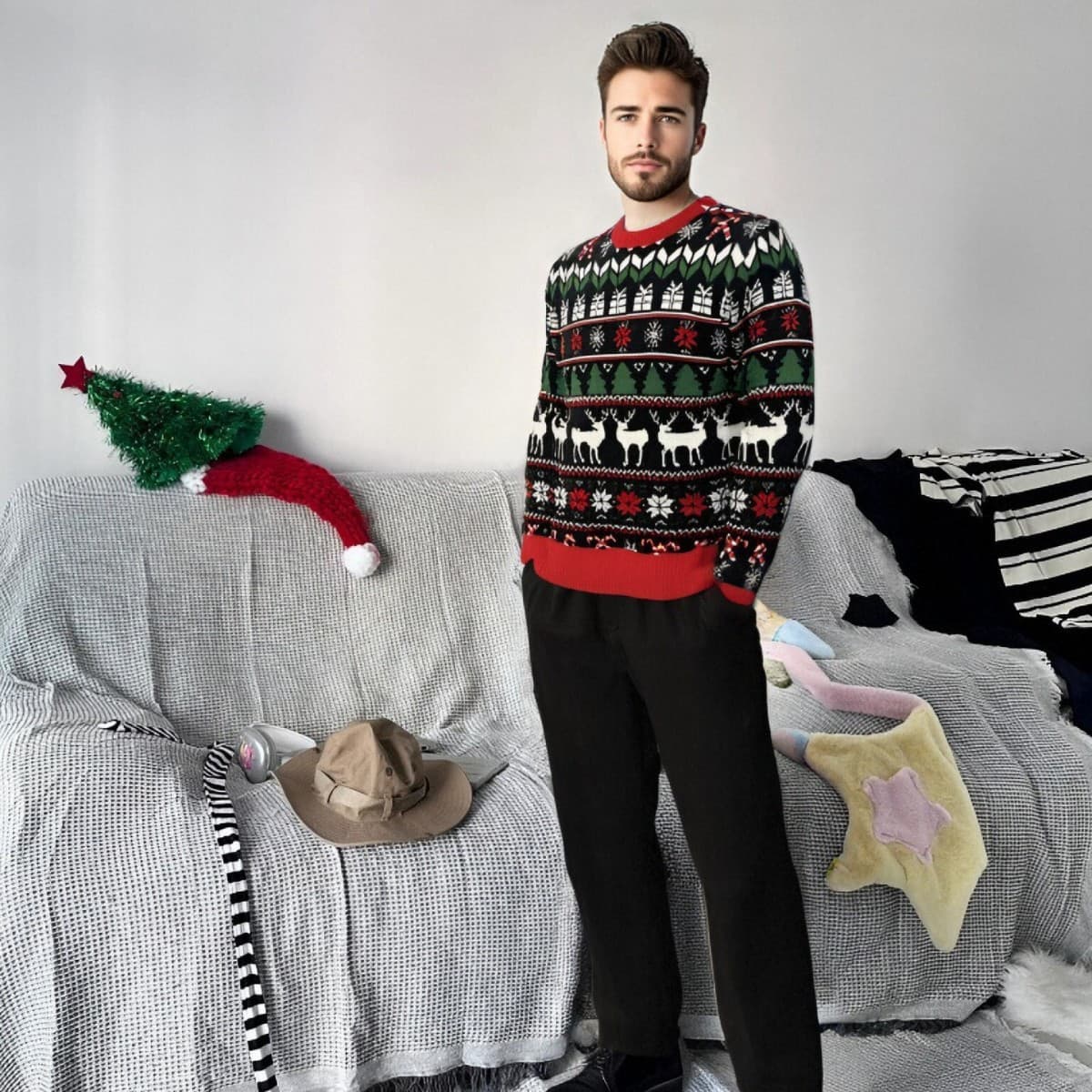 クリスマスリメイクトラディショナルニット
